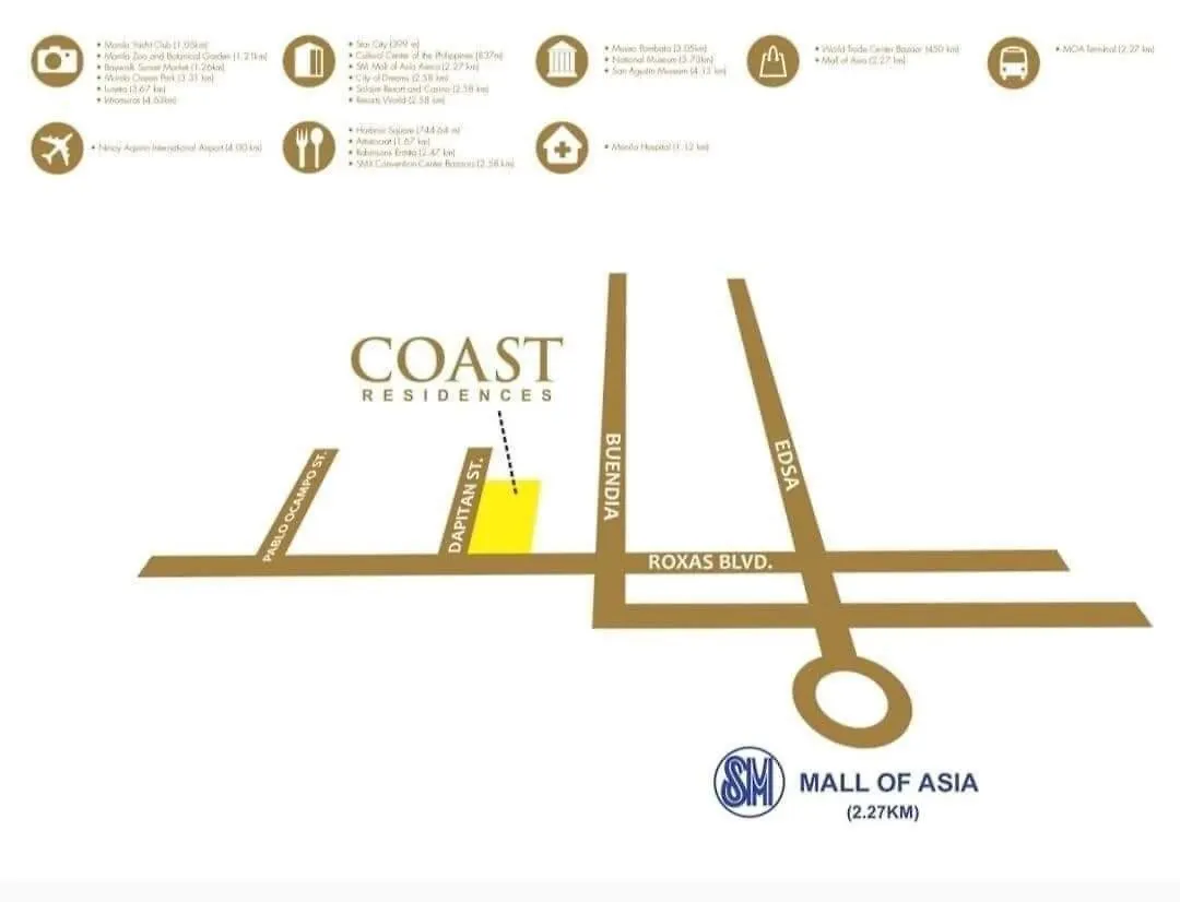 Apartment 2Br Solana Suite 4 At Coast Residences Manila
